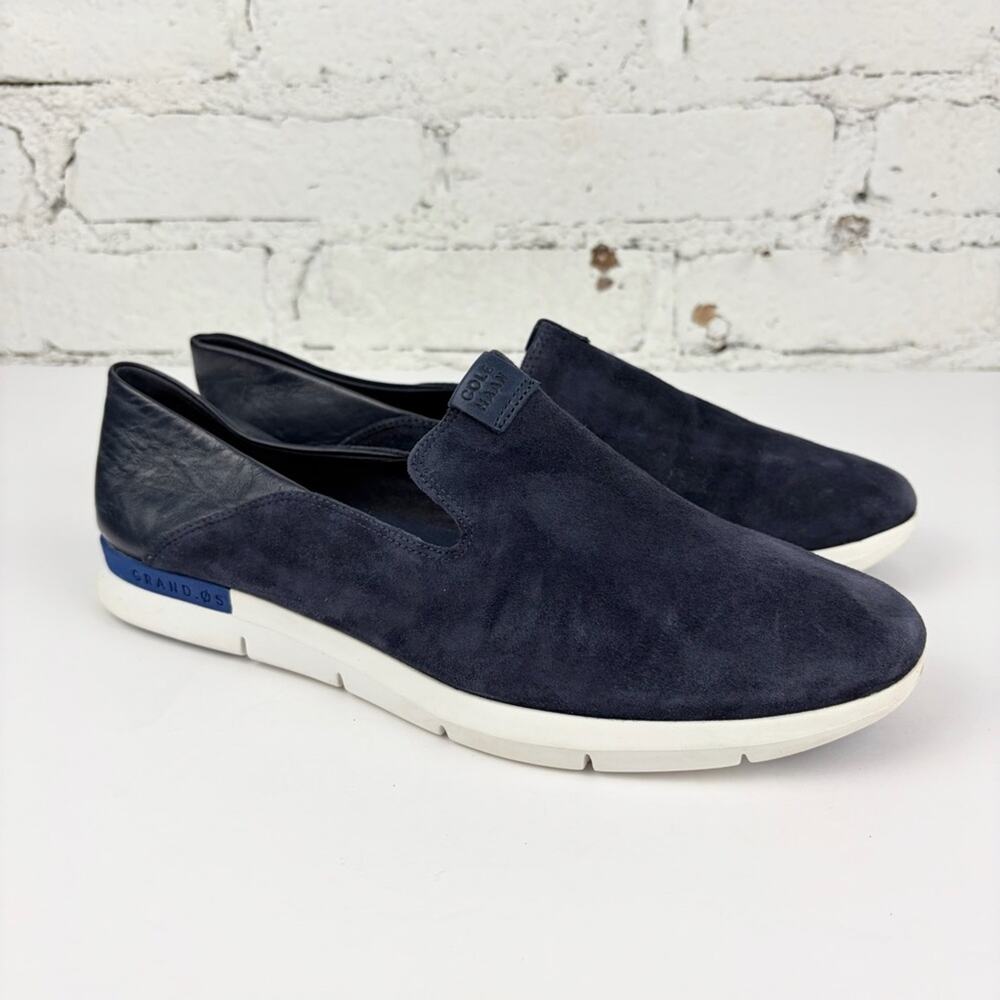 Cole Haan Grand Horizon Slip On Navy Blue Loafer 9